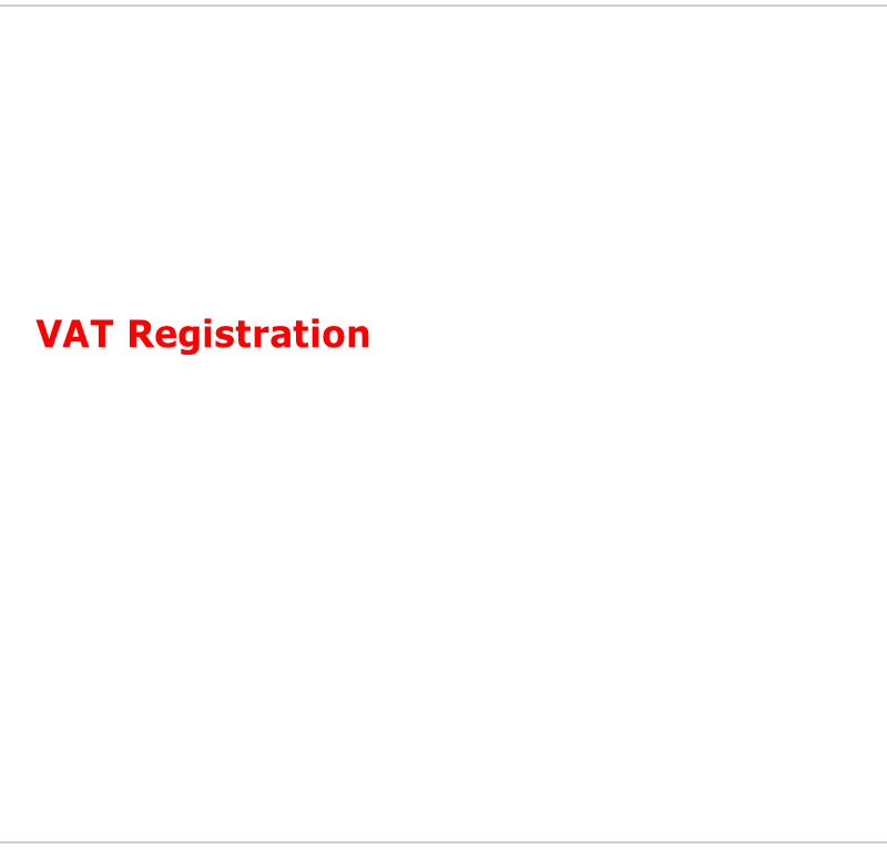 VAT Registration
